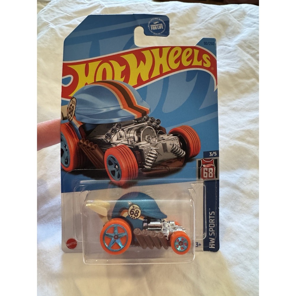 Hot Wheels HW Sports HEAD GASKET, #68 Blue, 90/250, New‎